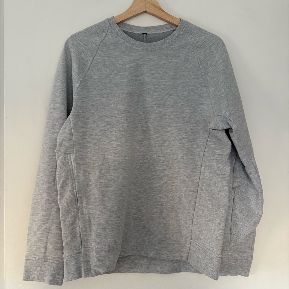 Lululemon athletica city sweat crew neck sweatshirt gray size small
